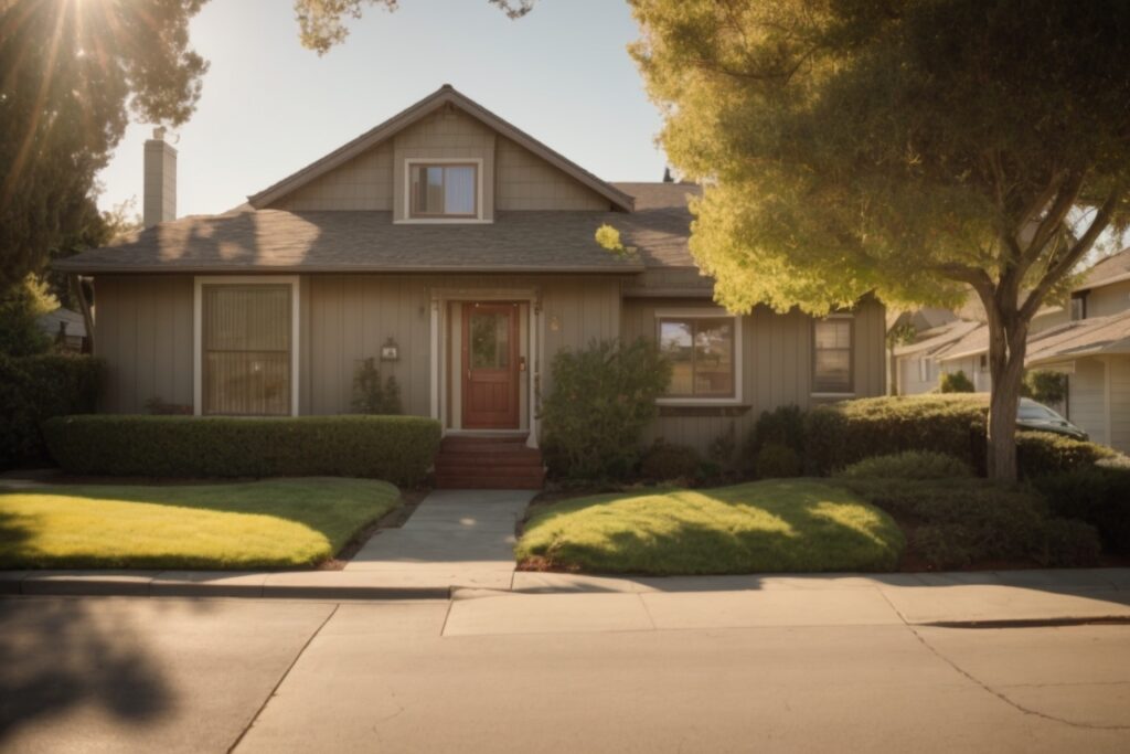 Oakland home with sunlight filtering through window film