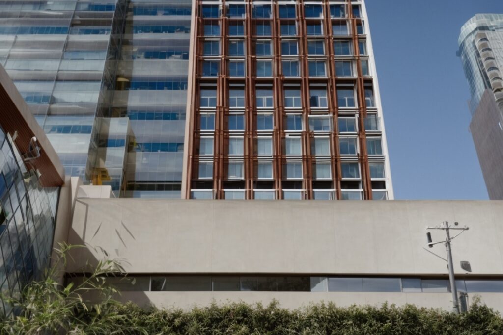 LEED certified building in Oakland with sun control window film